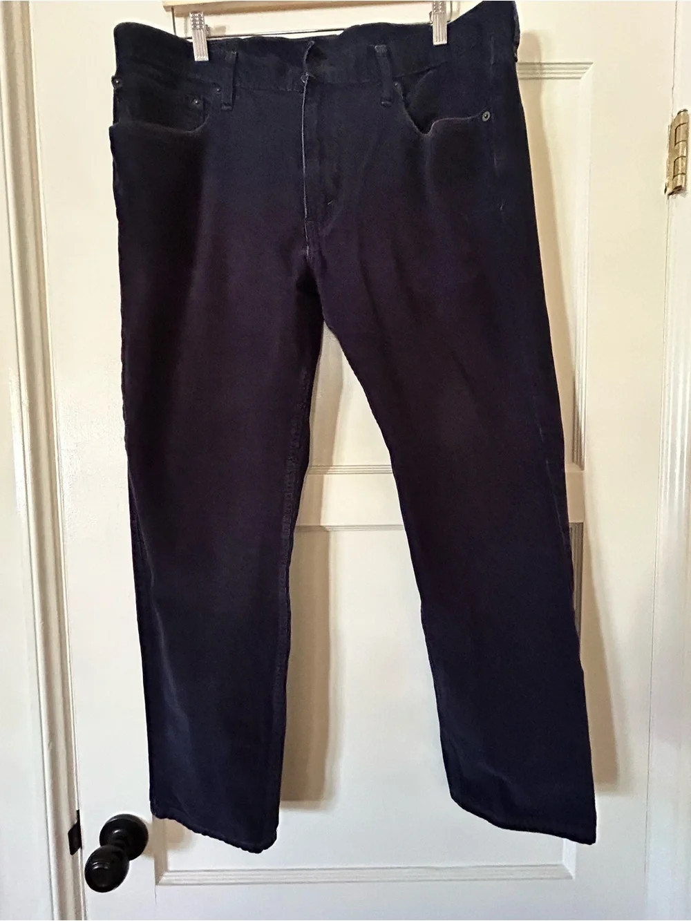 LEVIS STRAUSS Unisex Straight-Leg Corduroy Jeans in Dark Navy